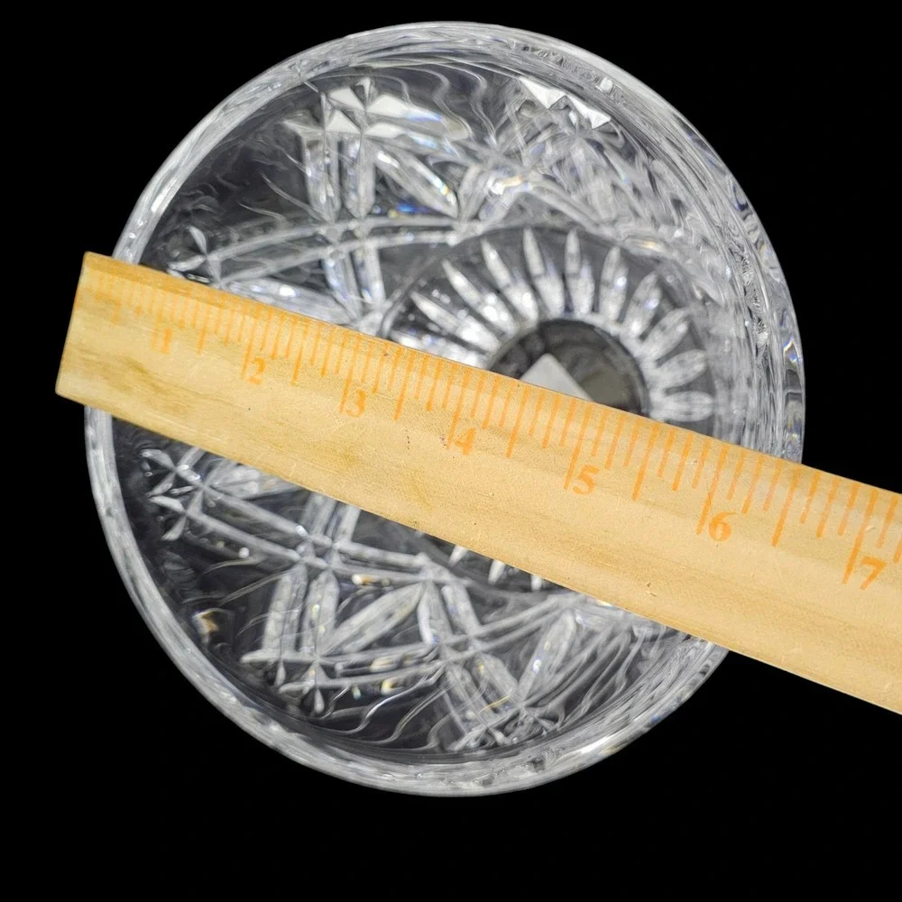 Waterford Crystal Ice Bucket Lacey NO BOX Hand Blown Criss‎ Cross Design Wedding